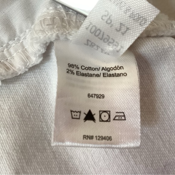 Venus white jean shorts. - Picture 4 of 5